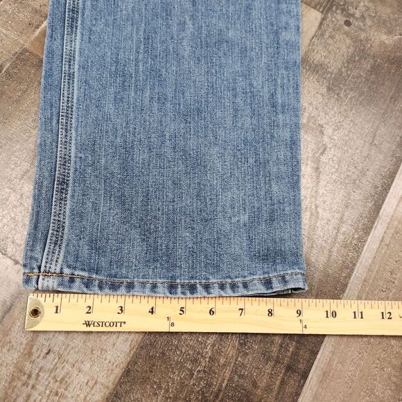 Mens Carhartt Relaxed Fit size 40x32 101483-980 Mid Rise Denim Jeans - Picture 7 of 9